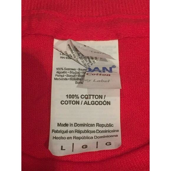 Hawaii Vacation Aloha State License Plate Travel Souvenir T-Shirt Red Large L - Picture 7 of 7